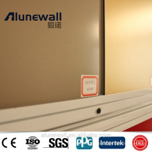 Alunewall A2 Grade fire-rated alucobond acp panel/ alucobond b1 grade fireproof aluminum composite panel